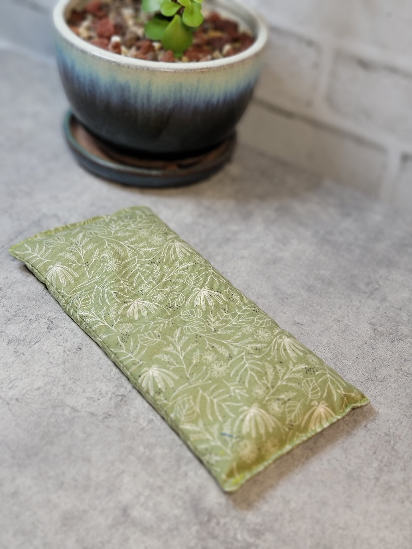 Aromatherapy Hot/Cold Weighted Eye Pillow - Floral Patterns