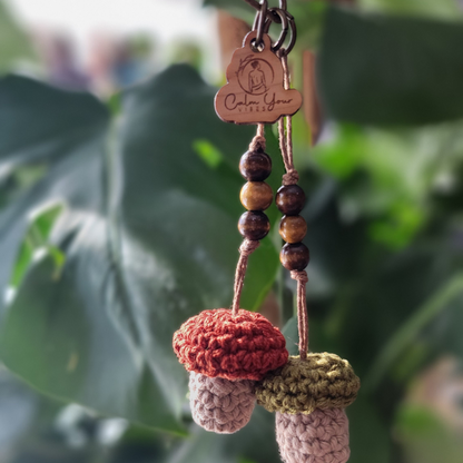 Cottagecore Keychains - Crochet/Handmade