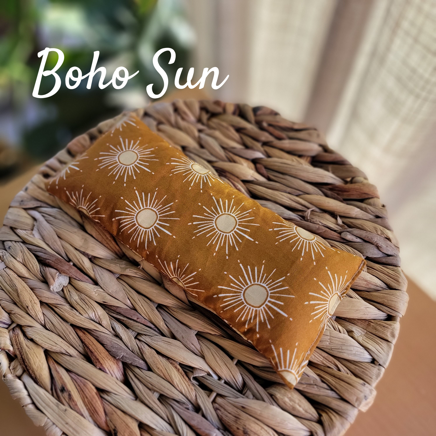 Aromatherapy Hot/Cold Weighted Eye Pillow - Boho Patterns