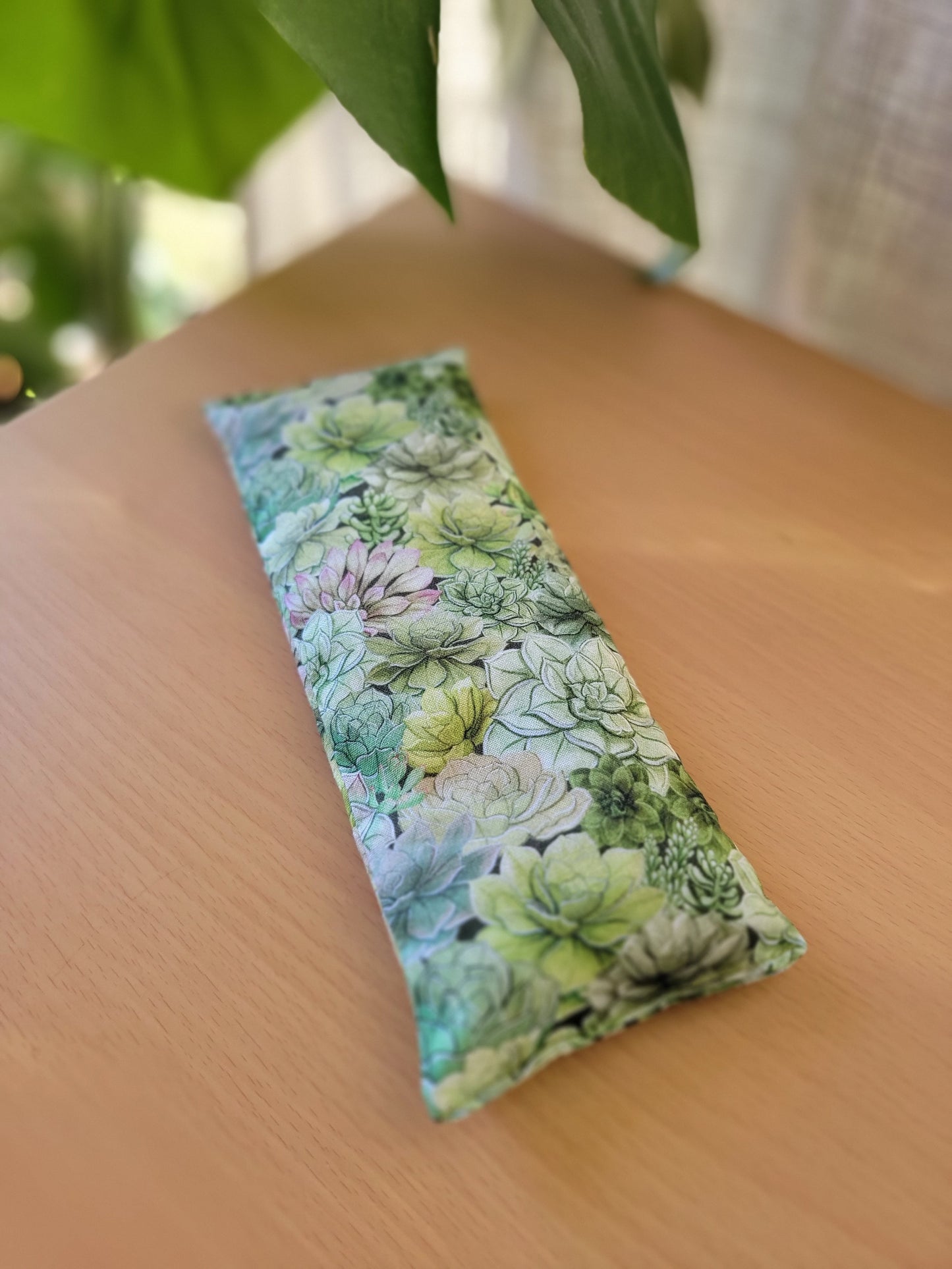 Aromatherapy Hot/Cold Weighted Eye Pillow - Nature Patterns